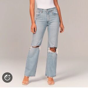 Abercrombie & Fitch 90s Relaxed Jeans Curve Love